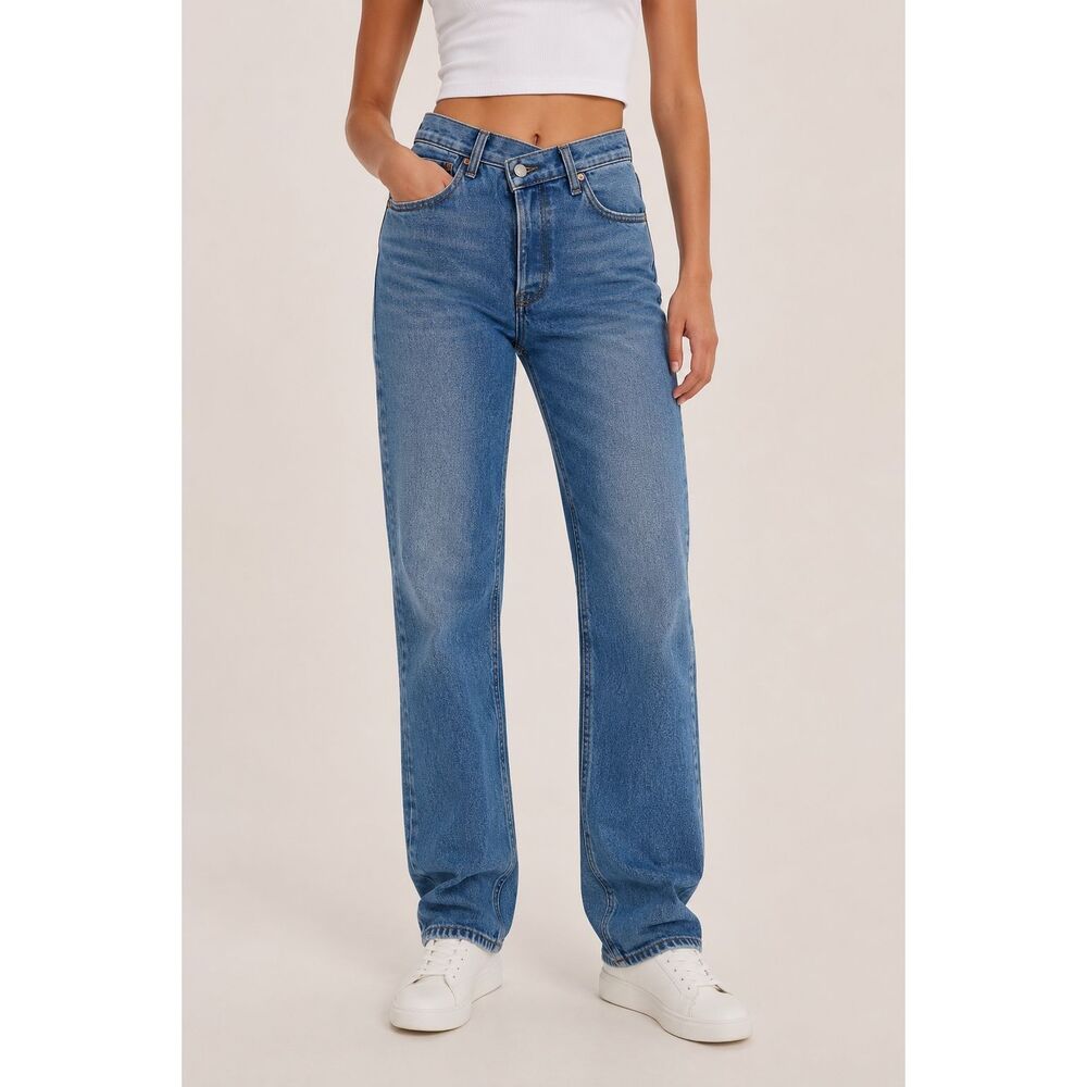 Abercrombie & Fitch 90s High Rise Straight Leg Jeans Size 26